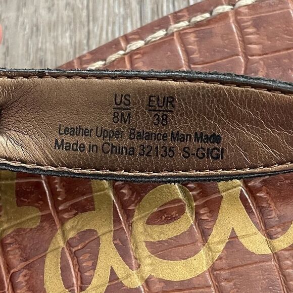 Sam Edelman Gigi Thong Sandals Black Leather - Size: 8 - Picture 3 of 7